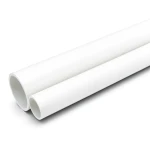 أنابيب UPVC جدول 40 مقاس 8 إنش سمك 8.18 مم لون أبيض