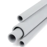مواسير UPVC جدول 40 مقاس ½ إنش سمك 2.77 مم لون رمادي فاتح