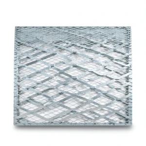 Galvanised Steel Expanded Metal Mesh Bahri 1.2 mm Thickness 2 m Length 2.44 m Width