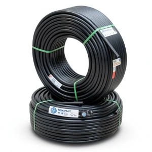 أنابيب HDPE PE 80 ضغط 10 بار قطر 40 مم سمك 3 مم لون أسود | نيبروبلاست