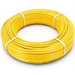 أنابيب HDPE PE 80 ضغط 3.2 بار قطر خارجي 63 مم سمك 1.8 مم لون أصفر | نيبروبلاست