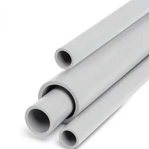 مواسير UPVC جدول 40 مقاس ¼ 1 إنش سمك 3.56 مم لون رمادي فاتح