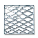 Galvanised Steel Expanded Metal Mesh Bahri Thickness 1.4 mm Width 2.44 m Length 3 m
