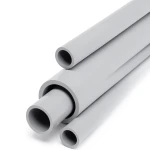 مواسير UPVC مقاس ½ 1 إنش جدول 40 سمك 3.68 مم لون رمادي فاتح