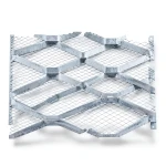 Galvanised Steel Expanded Metal Mesh Bahri Thickness 1.4 mm Width 2.44 m Length 2 m