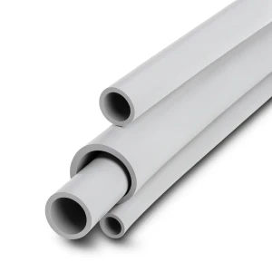 مواسير UPVC جدول 40 مقاس 6 إنش سمك 7.11 مم لون رمادي فاتح