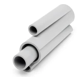 مواسير UPVC جدول 40 مقاس 8 إنش سمك 8.18 مم لون رمادي فاتح