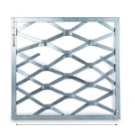 Galvanised Steel Expanded Metal Mesh Bahri Thickness 1.7 mm Width 2.44 m Length 3 m