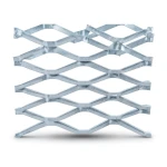 Galvanised Steel Expanded Metal Mesh Bahri 2 mm Thickness 2.44 m Width 1 m Length