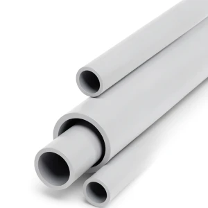 أنابيب UPVC 3P جدول 80 مقاس ¾ إنش سمك 3.91 مم لون رمادي فاتح