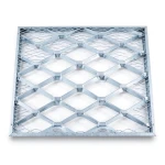 Galvanised Steel Expanded Metal Mesh Bahri Thickness 1.8 mm Width 2.44 m Length 2 m