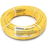 أنابيب HDPE PE 80 ضغط 3.2 بار قطر خارجي 125 مم سمك 3.1 مم لون أصفر | نيبروبلاست