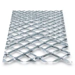 Galvanised Steel Expanded Metal Mesh Bahri Thickness 2 mm Width 2.44 m Length 3 m