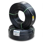 أنابيب HDPE PE 80 ضغط 10 بار قطر خارجي 63 مم سمك 4.7 مم لون أسود | نيبروبلاست