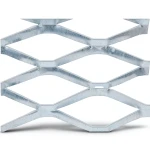 Galvanised Steel Expanded Metal Mesh Bahri 2.3 mm Thickness 2.44 m Width 2 m Length