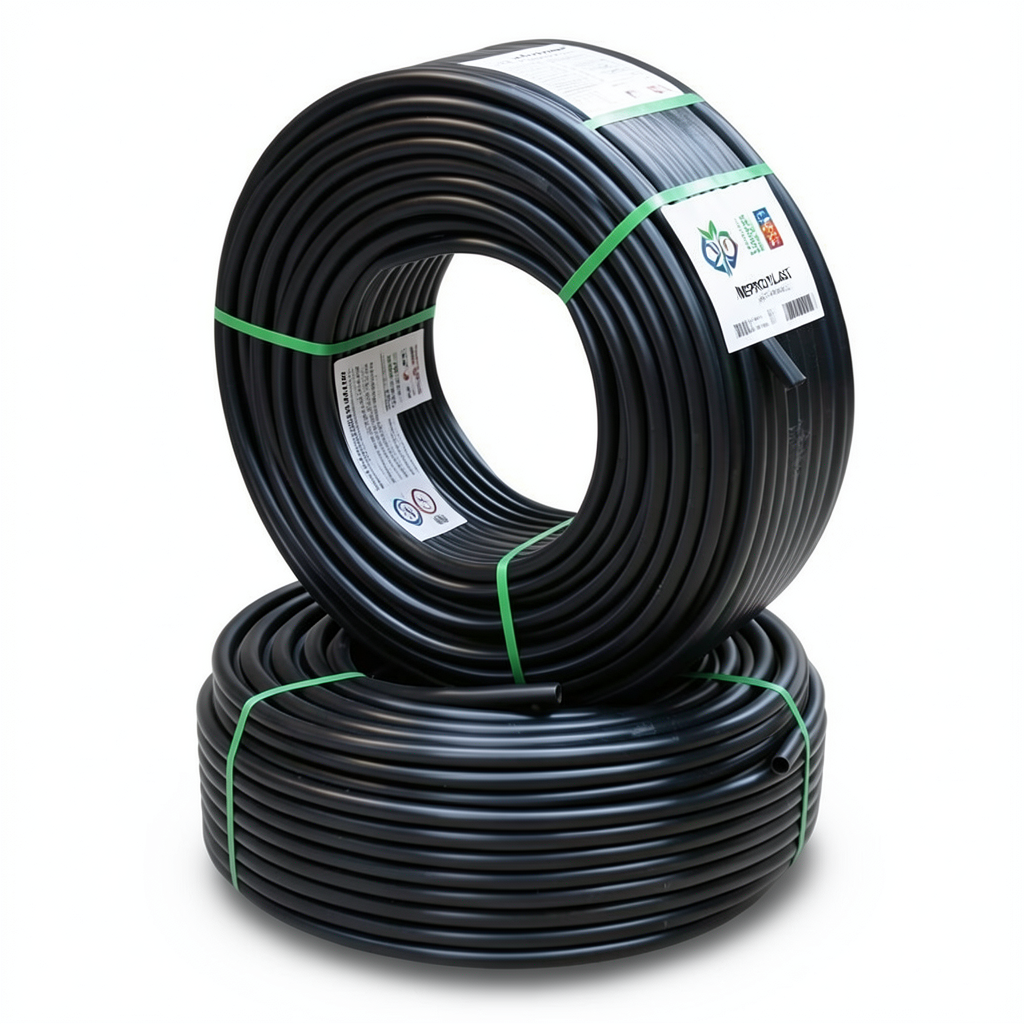 أنابيب HDPE نيبروبلاست PE 80 ضغط 10 بار قطر خارجي 75 مم سمك 5.6 مم لون اسود | نيبروبلاست