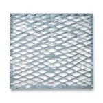 Galvanised Steel Expanded Metal Mesh Bahri Thickness 2.7 mm Width 2.44 m Length 2 m