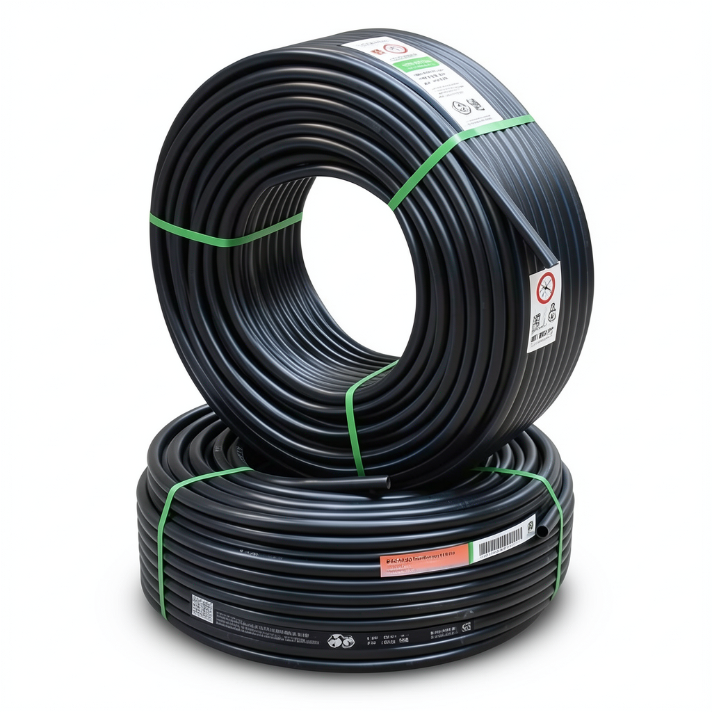 HDPE Pipes PE 80 Pressure 10 Bar Outside Diameter 110 mm Thickness 8.1 mm Black | NEPROPLAST