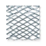 Galvanised Steel Expanded Metal Mesh Bahri Thickness 1.4 mm Width 2.44 m Length 2 m