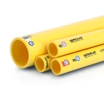 مواسير HDPE PE 80 ضغط 3.2 بار قطر خارجي 140 مم سمك 3.5 مم لون أصفر | نيبروبلاست