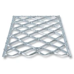 Galvanised Steel Expanded Metal Mesh Bahri 1.5 mm Thickness 2.44 m Width 2 m Length