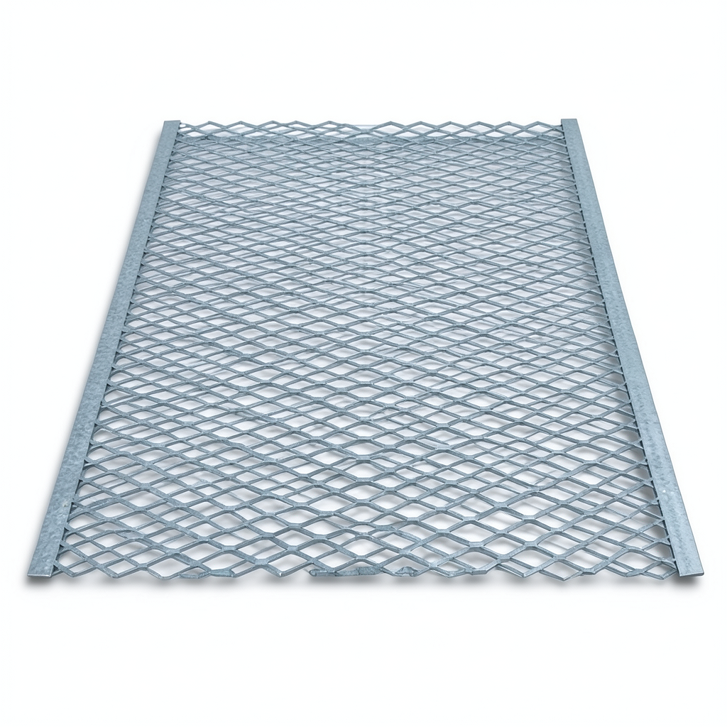 Galvanised Steel Expanded Metal Mesh Bahri Thickness 1.4 mm Width 2.44 m Length 3 m