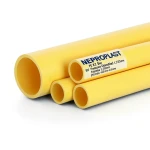 مواسير HDPE PE 80 ضغط 3.2 بار قطر خارجي 160 مم سمك 4.0 مم لون أصفر | نيبروبلاست