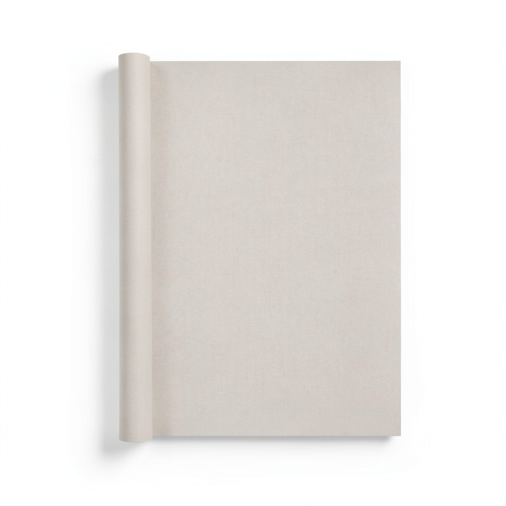Plain Wall Decoration 10m x 1.06m Beige Color, Model 5940