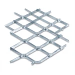 Galvanised Steel Expanded Metal Mesh Bahri Thickness 1.7 mm Width 2.44 m Length 3 m