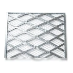Galvanised Steel Expanded Metal Mesh Bahri 2 mm Thickness 2.44 m Width 2 m Length