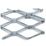 Galvanised Steel Expanded Metal Mesh Bahri 2.3 mm Thickness 2.44 m Width 2 m Length