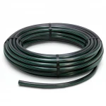 لفة أنابيب HDPE ضغط  6 بار [PE 63] قطر خارجي 90 مم  SDR 17.6  لون اسود مع خط اخضر | مصنع المنى