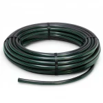 لفة أنابيب بولي ايثيلين عالي الكثافة ضغط  6 بار [PE 63] قطر خارجي 140 مم  SDR 17.6  لون اسود مع خط اخضر | مصنع المنى