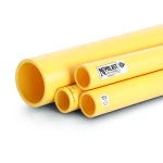 مواسير HDPE نيبروبلاست PE 80 ضغط 3.2 بار قطر خارجي 280 مم سمك 6.9 مم لون أصفر | نيبروبلاست