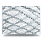 Galvanised Steel Expanded Metal Mesh Bahri Thickness 2.3 mm Width 2.44 m Length 3 m