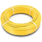 أنابيب HDPE PE 80 ضغط 3.2 بار قطر خارجي 63 مم سمك 1.8 مم لون أصفر | نيبروبلاست