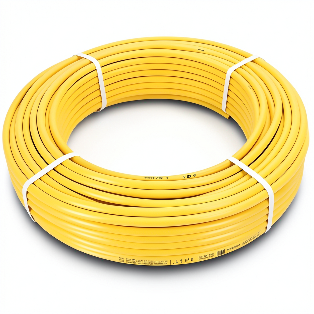 أنابيب HDPE PE 80 ضغط 3.2 بار قطر خارجي 63 مم سمك 1.8 مم لون أصفر | نيبروبلاست