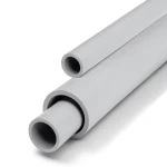 مواسير UPVC جدول 80 مقاس 1 إنش سمك 4.55 مم لون رمادي فاتح