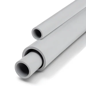 UPVC Pipes Schedule 80 Size 1 Inch Thickness 4.55 mm Light Gray