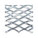 Galvanised Steel Expanded Metal Mesh Bahri Thickness 1.4 mm Width 2.44 m Length 3 m