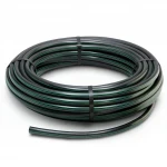 لفة أنابيب HDPE ضغط  10 بار [PE 63] قطر خارجي 25 مم  SDR 11  لون اسود مع خط اخضر | مصنع المنى