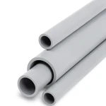 مواسير UPVC جدول 80 مقاس 3 إنش سمك 7.62 مم لون رمادي فاتح