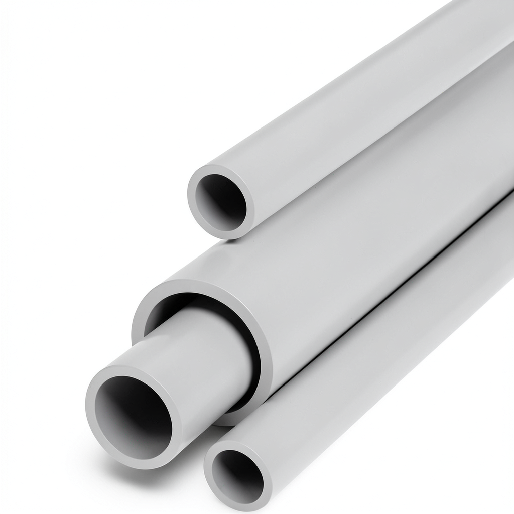 مواسير UPVC جدول 80 مقاس 4 إنش سمك 8.56 مم لون رمادي فاتح