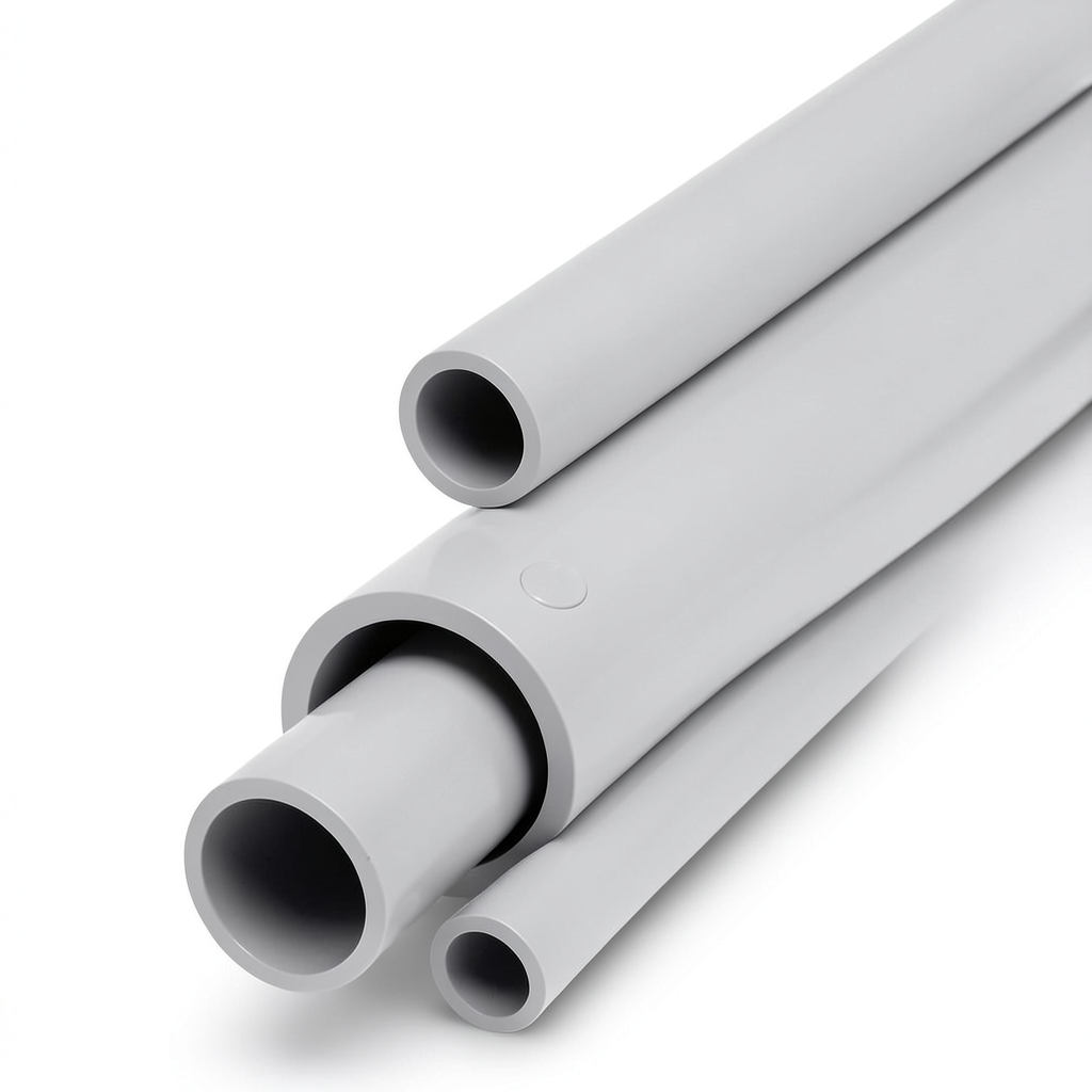 أنابيب UPVC جدول 80 مقاس 6 إنش سمك 10.97 مم لون رمادي فاتح