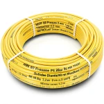 أنابيب HDPE PE 80 ضغط 3.2 بار قطر خارجي 90 مم سمك 2.2 مم لون أصفر | نيبروبلاست