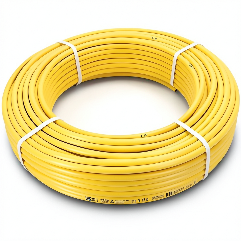 أنابيب HDPE PE 80 ضغط 3.2 بار قطر خارجي 110 مم سمك 2.7 مم لون أصفر | نيبروبلاست