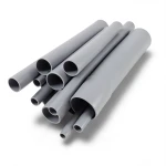 مواسير UPVC ضغط 10 بار قطر خارجي 25 مم سمك 1.5 مم لون رمادي