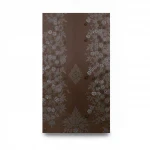 Italian wall covering, brown color, length 10 m, width 1.06 m, model 81566