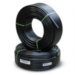 أنابيب HDPE نيبروبلاست PE 80 ضغط 10 بار قطر خارجي 75 مم سمك 5.6 مم لون اسود | نيبروبلاست