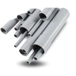 مواسير UPVC ضغط 10 بار قطر خارجي 50 مم سمك 2.4 مم لون رمادي